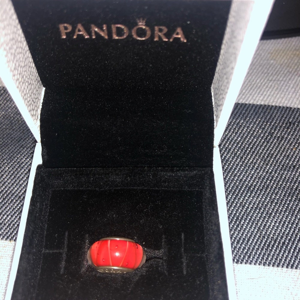 Red Pandora Charm